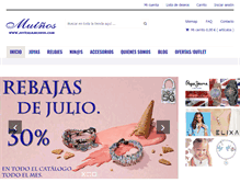 Tablet Screenshot of joyeriamuinos.com